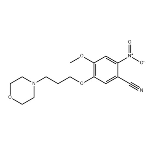 4-Methoxy-5-(3-morpholinopropoxy)-2-nitrobenzonitrile