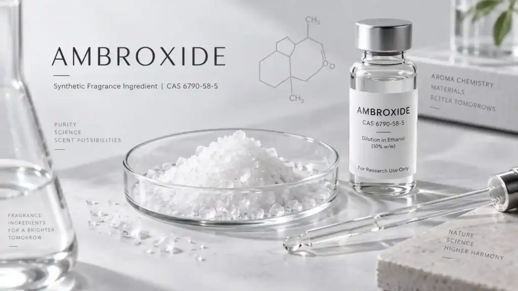 Ambroxide crystal fragrance ingredient CAS 6790-58-5